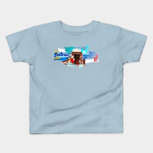 Santorini collage Kids T-Shirt